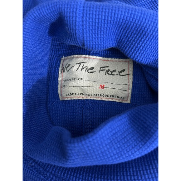 Free People We The Free  All To Well Cuff Thermal Top Size M - Picture 6 of 11